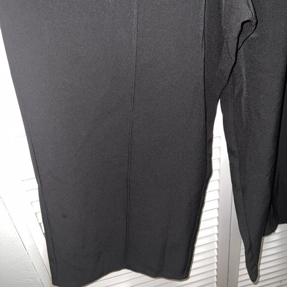 LANE BRYANT 14P Black Sleeveless, Wide Leg Jumpsuit - Picture 2 of 7